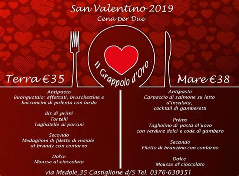 menu san valentino 2019 piu economico zona alcamo